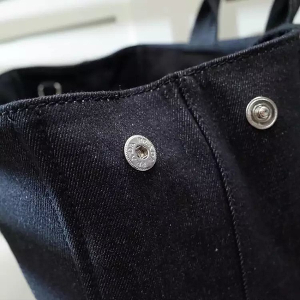 プラダ カナパ コピー DENIM バッグ Sサイズ NERO ストラップ付き B2439G